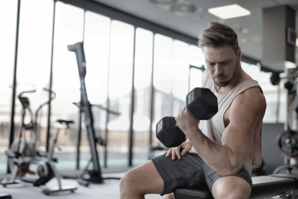 Buff dude working the bumbeels : Personal Trainer near Old Market Square Nottingham